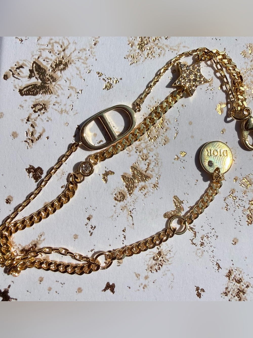 Dior Petit CD Double Bracelet Women New no tag With bog and complim gift bag